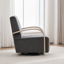 360° Swivel Accent Chair With Armrests