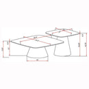 Eason - Cocktail Coffee Table Set