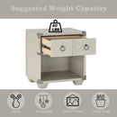 Orchest - Nightstand - Gray - Atlantic Fine Furniture Inc