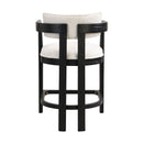 Contemporary Upholstered Counter Stools Set