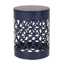 Outdoor Metal Large End Table, Modern Design
