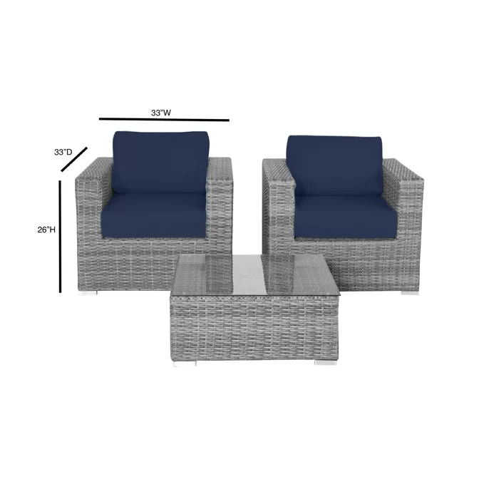 2 Person Seating Set With Cushions