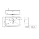 Modern Farmhouse, Drop In Workstation Kitchen Sink With Apron Front