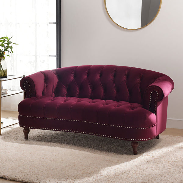 La Rosa - Victorian Chesterfield Loveseat