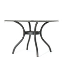 Enchantia - Outdoor Square Dining Table With Weave Tabletop And Flared Legs - Copper