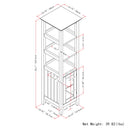 Acadian - Bath Storage Tower - Pure White