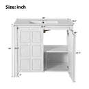 Bathroom Vanity Organizer With Sink, Combo Cabinet Set, Bathroom Storage Cabinet