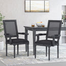 Elegant French Country Style Dining Chair With Cane Backrest