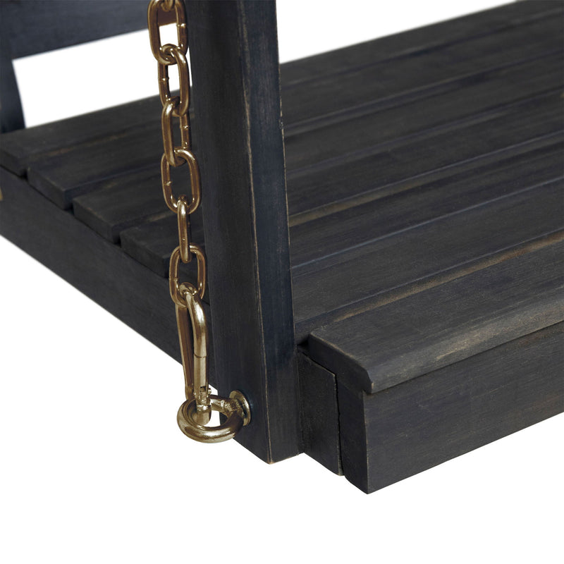 Tambora - Porch Swing Acacia Wood Slat Design