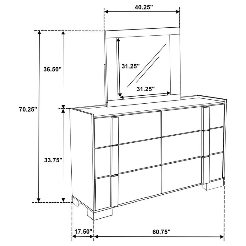 Hyland - 6-Drawer Dresser