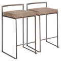 Fuji - Industrial Stackable Counter Stool Elegant Design