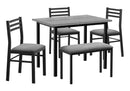 Dining Set, 5 Pieces Set, Rectangular, Small, Contemporary & Modern