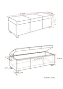 Avalon - Multifunctional Storage Ottoman Bench