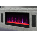 Isaiah - Bed With TV Lift-LED Speakers And Fireplace