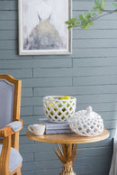 Ballas - Bird Lidded Jar - White