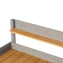 Outdoor Potting - Bench, Workstation Table With Cabinet For Backyard Garden Supplies - Gray / Brown