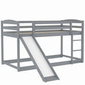 Durable Bunk Bed With Convertible Slide And Ladder
