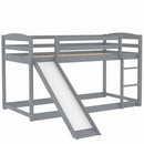 Durable Bunk Bed With Convertible Slide And Ladder