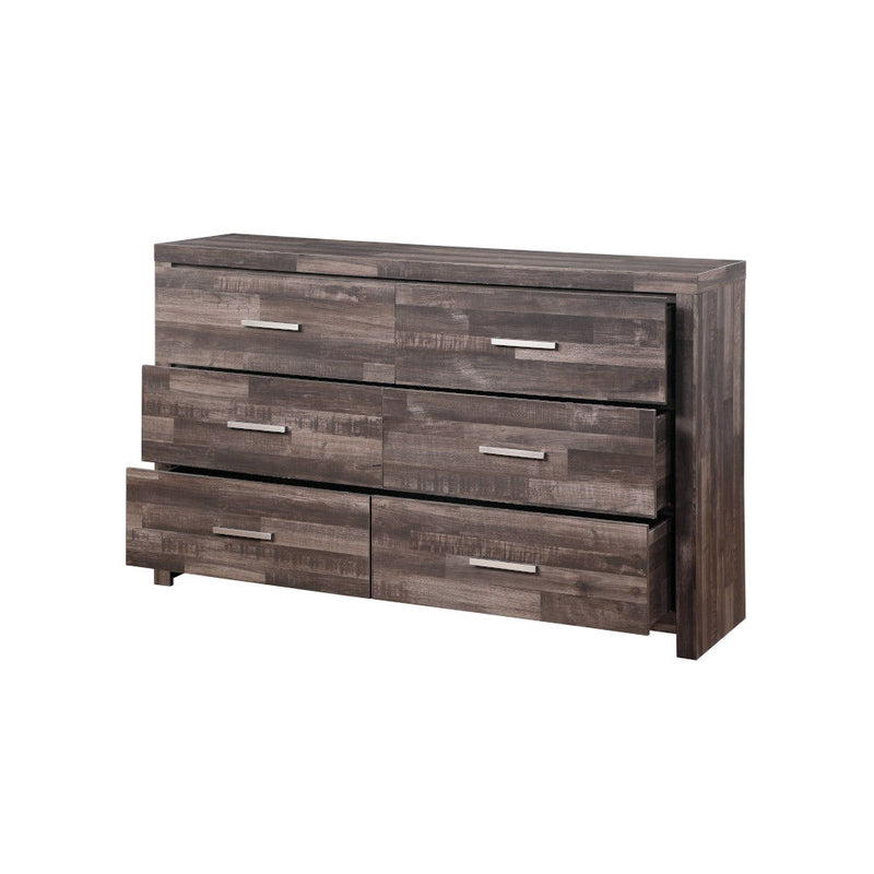 Juniper - Dresser - Dark Cherry - Atlantic Fine Furniture Inc
