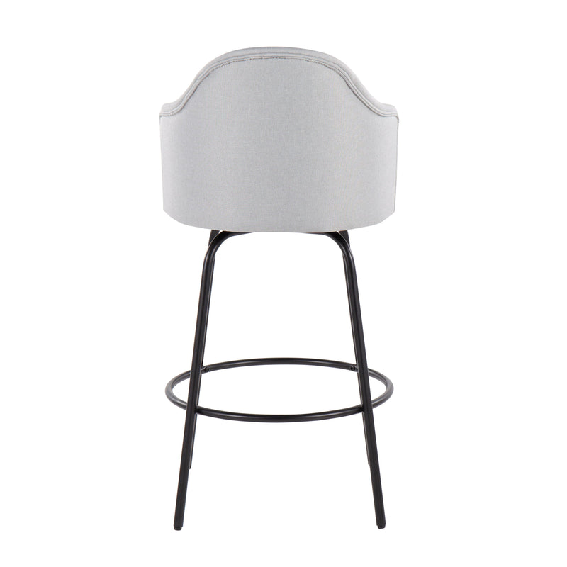 Ahoy - Contemporary Fixed Height Counter Stool (Set of 2)