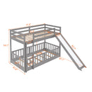 Functional Bunk Bed & Convertible Ladder And Slide