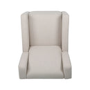 Landau Contemporary Fabric Upholstered Swivel Recliner