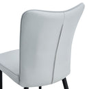 Modern Minimalist Dining Chairs With Metal Legs