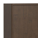 Harper - 3 Door Sideboard Buffet / Storage Cabinet - Walnut Brown