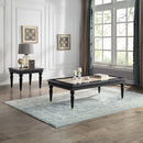 Tayden - End Table With Marble Top - Marble Top & Black