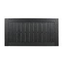 Outdoor 6 Seater Dining Set With Bench - Dark Gray / Light Gray