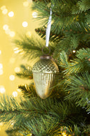 Tear Drop Ornament, Decorative Hanging Christmas Tree Ornaments For Holiday Party Decorations (Set of 12)