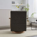 Swivel Modern Upholstered Accent Chair With Armrests