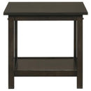 Rachelle - 3 Piece Rectangular Coffee Table Set - Deep Merlot