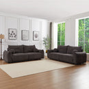 2 Seater Cushion Comfortable Sofas With 2 Cushions And 2 Ball Pillows