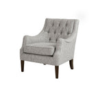 Button Tufted Accent Chair Vintage Style