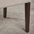 Modern Wingback Dining Chair (Set of 2) With Upholstered - Ivory