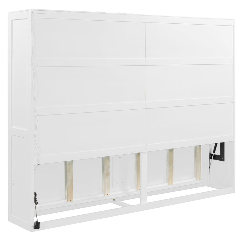 Murphy Wall Bed Modern Design With LED Lights