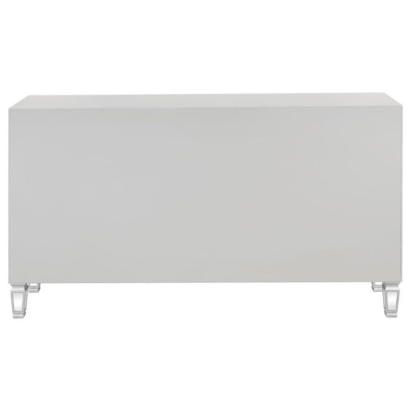 Leticia - 3-Drawer Accent Cabinet - Silver