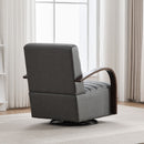 360° Swivel Accent Chair With Armrests, Comfy Lounge
