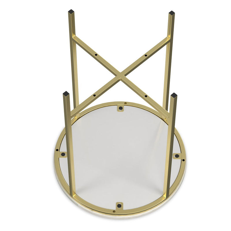 Tara - Side Table - Gold