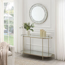 Zaba - Sofa Table - Glass Top & Champagne