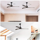 Indoor Outdoor Ceiling Fan With Light With Remote Control, Noiseless Reversible Motor, 6 Speed, 3 Color