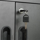 Sturdy And Durable Metal Tool Cabinet For Garage With Wheels Mobile Heavy Duty Storage Cabinet With 1 Drawer And 2 Locking Doors