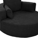 360° Swivel Chair Accent Barrel Chair With Removable Pillows