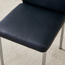 Luxury Simple High Resilience Dining Chair With Metal Legs