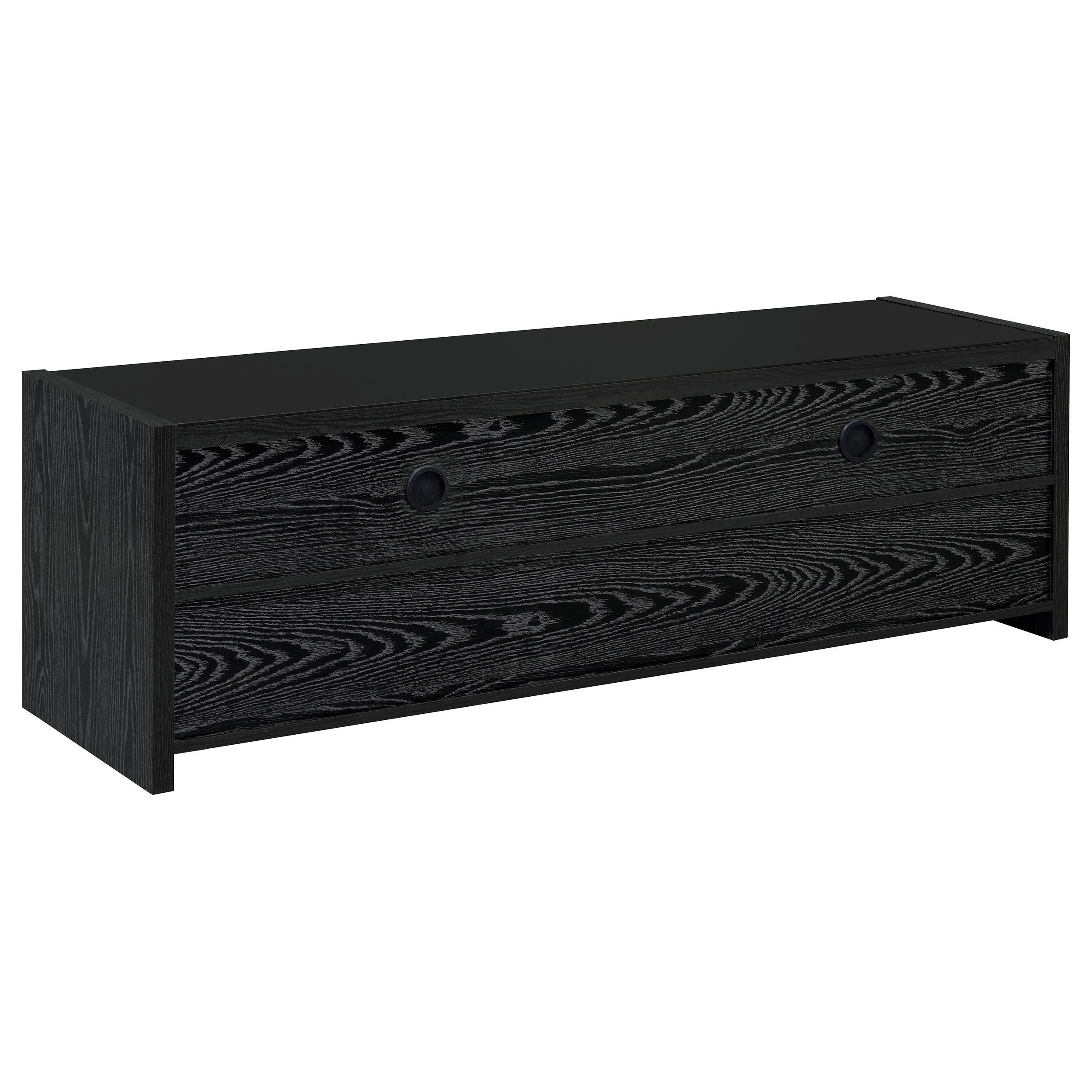 Alton 3-drawer Engineered Wood 61-inch TV Stand Black Oak — view 6