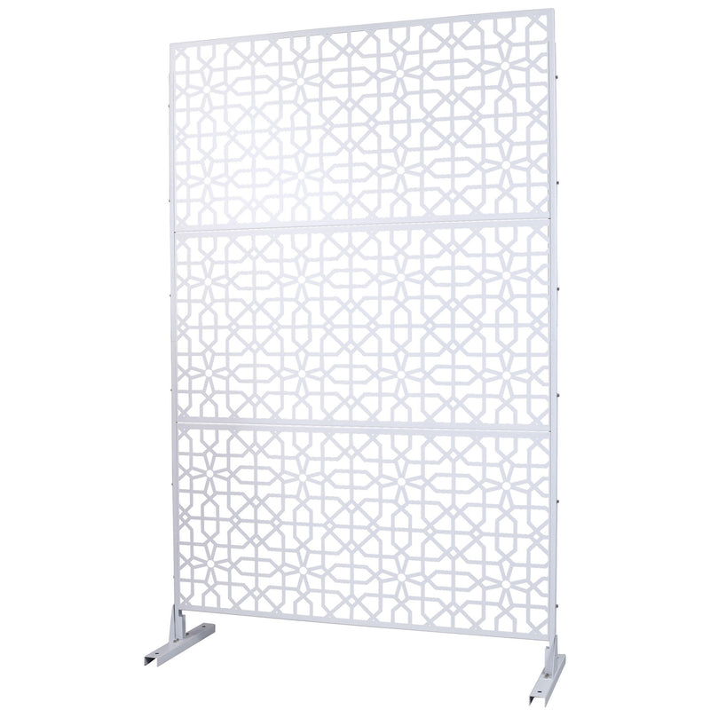 Outdoor & Indoor Metal Freestanding Decorative Privacy Screen
