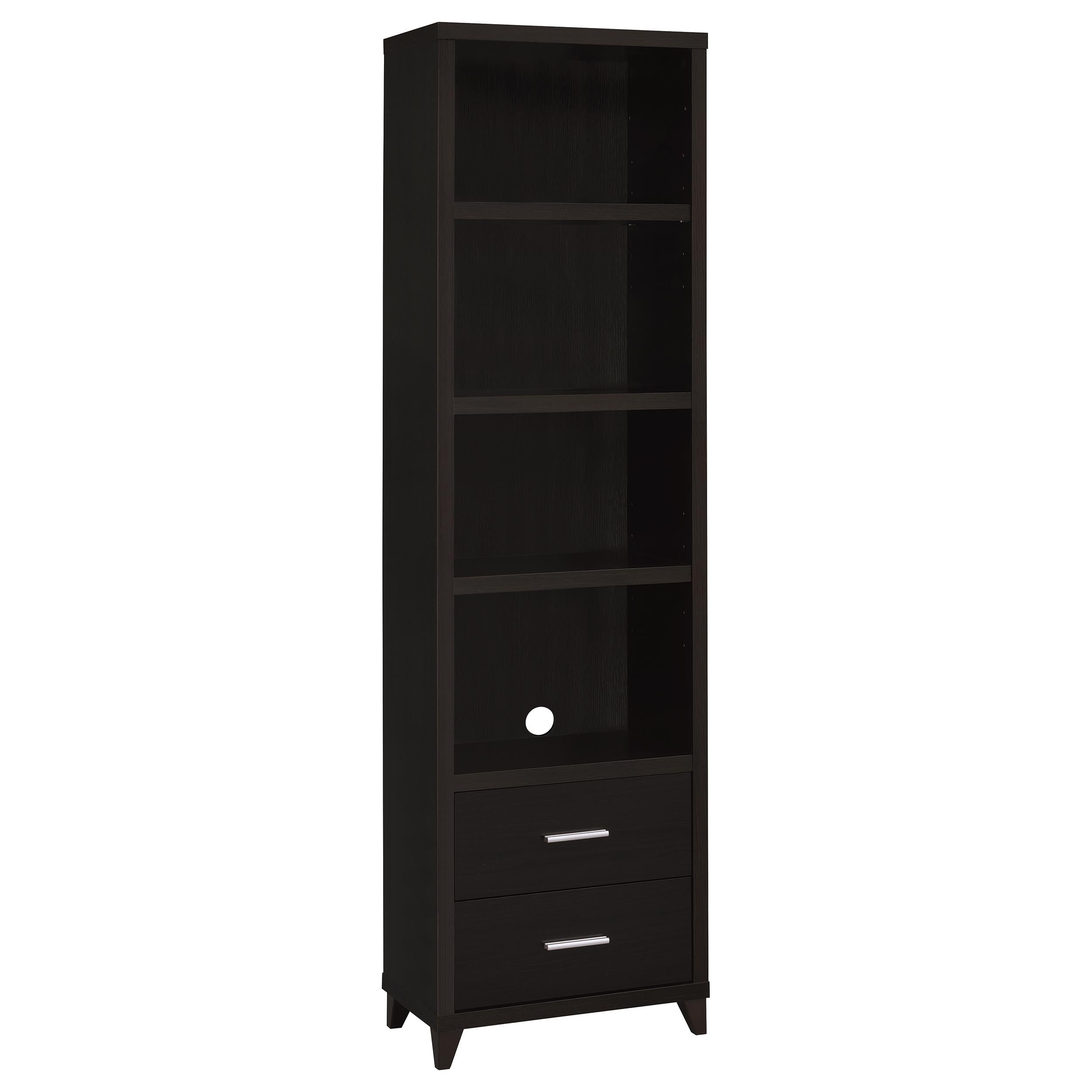 Lewes 4-piece 60-inch TV Entertainment Center Cappuccino — view 9