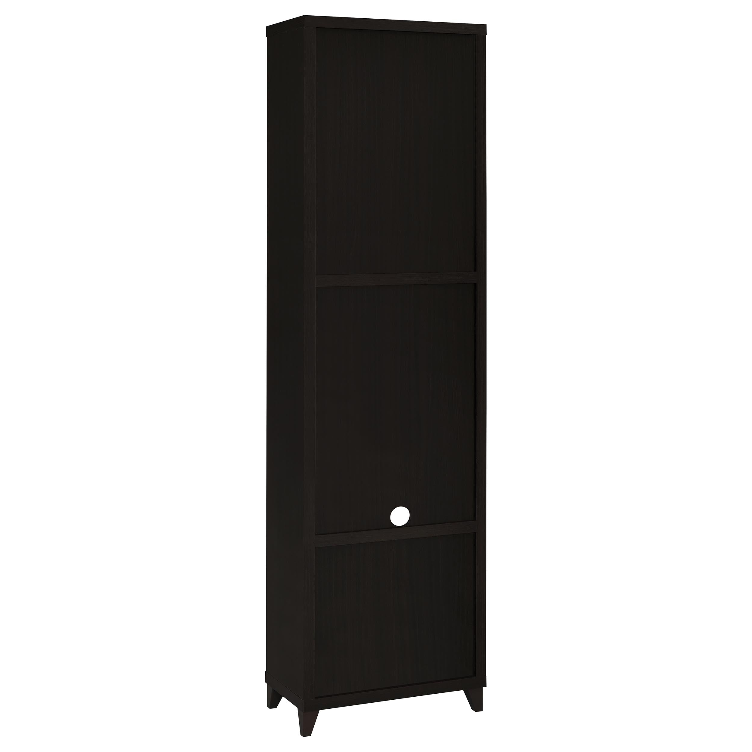 Lewes 4-shelf Engineered Wood Media Tower Cappuccino — view 6