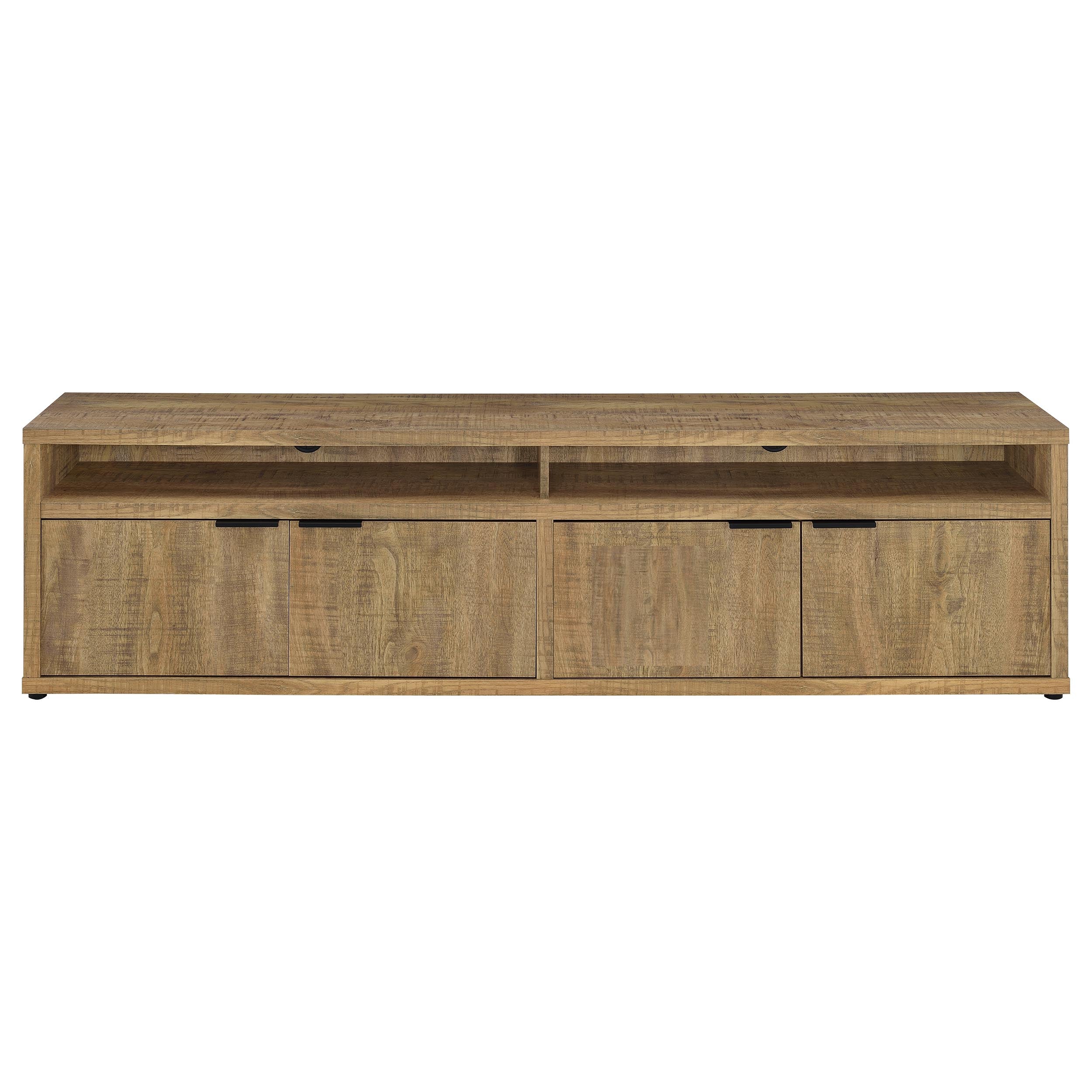 Tabby 79-inch 4-door Engineered Wood TV Stand Media Console Mango — view 4